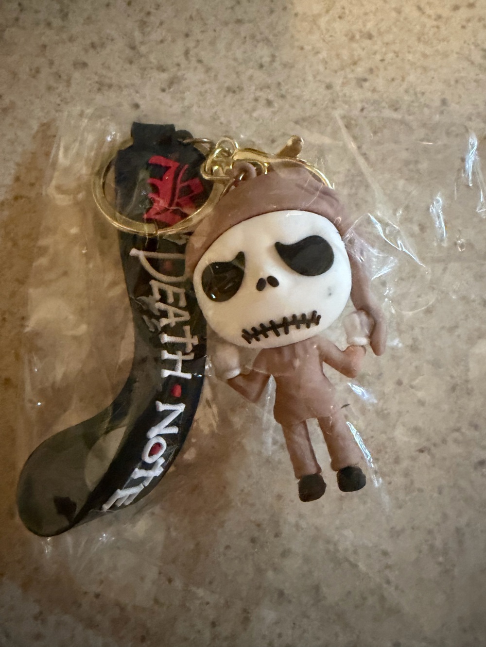 Nightmare Before Christmas jack skellington Character Keychain - Brown